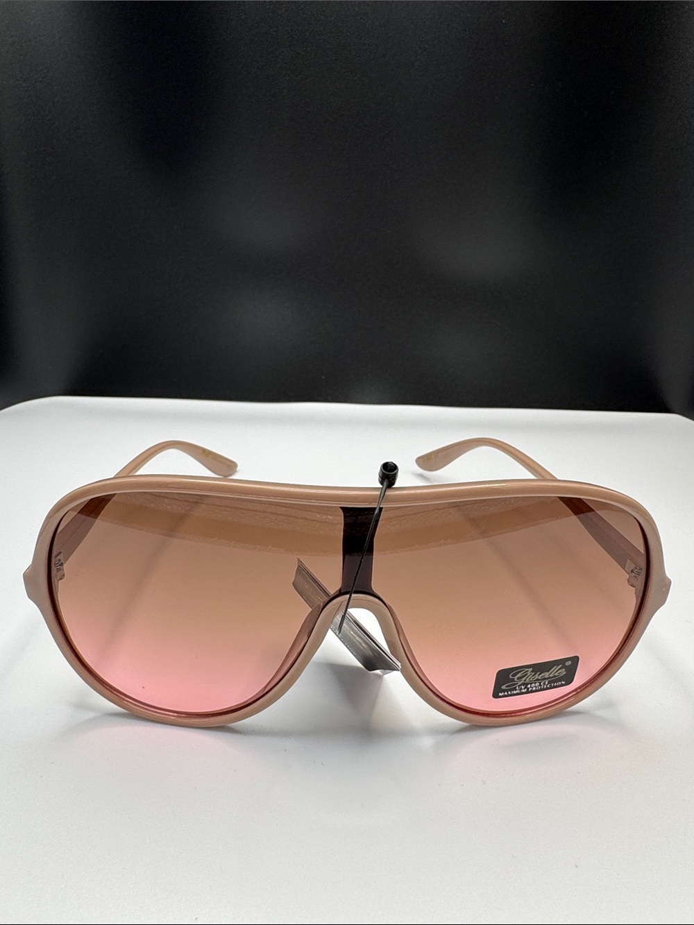 Pink Gradient Shield Sunglasses (8-0) UV 400